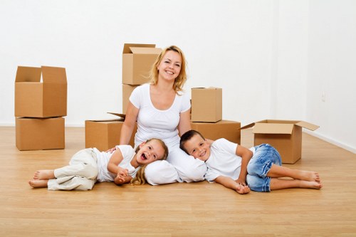 Experienced movers handling belongings with care